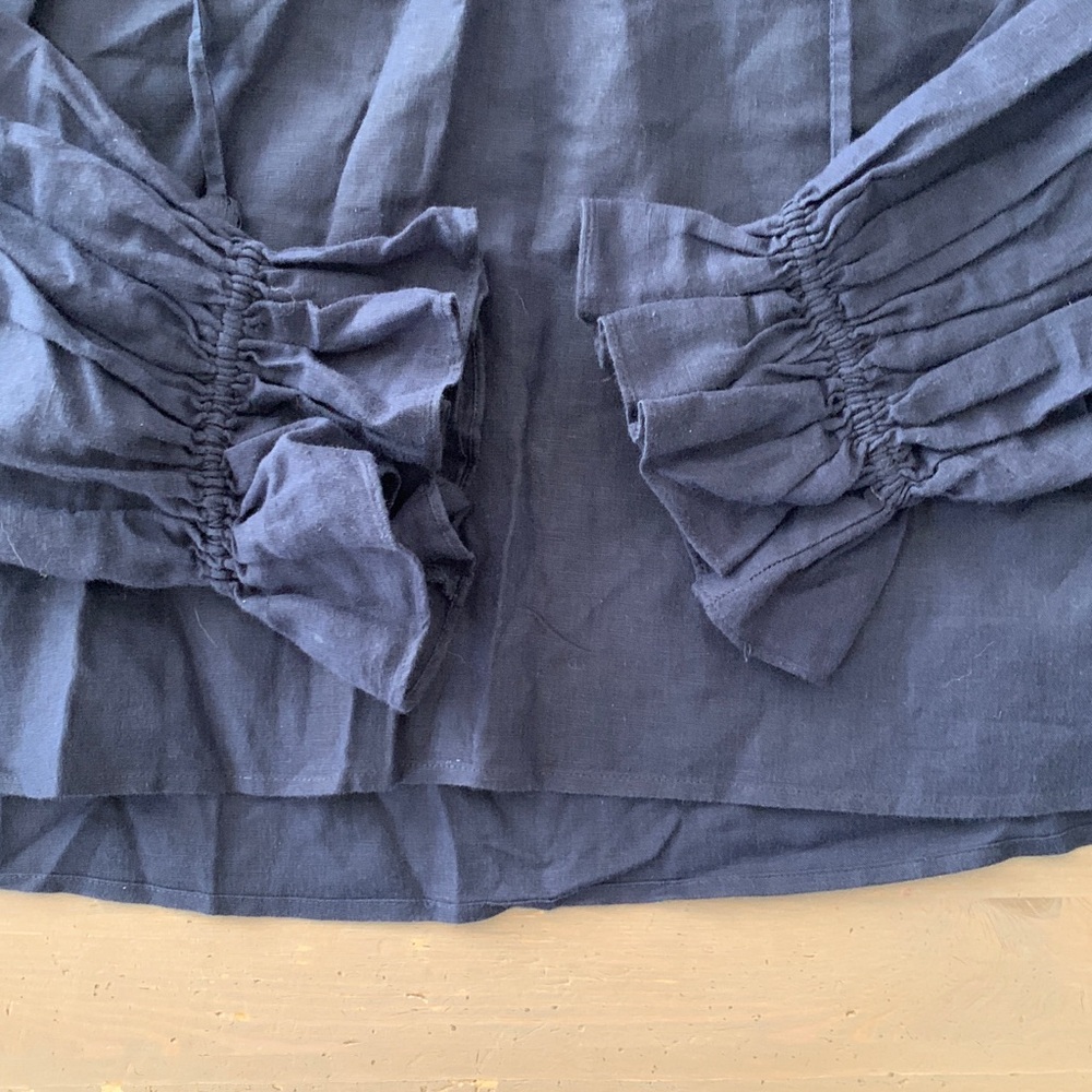 Sea New York Luna Linen Blouse long Sleeve - Picture 4 of 6